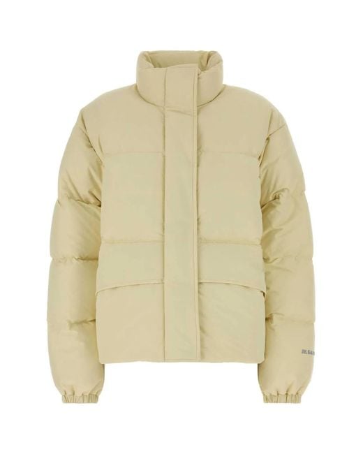 Jil Sander Natural Down Jacket 24 W Logo