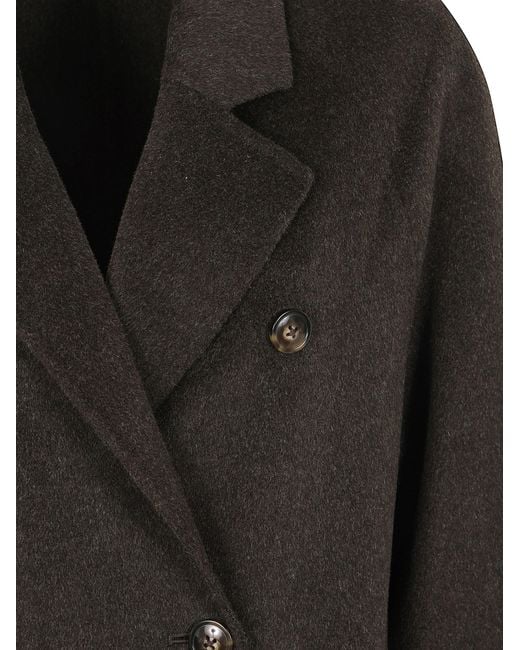 Loulou de Saison Black "Irvin" Double Breasted Coat