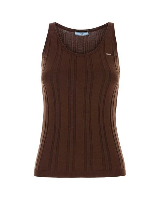 Prada Brown Maglieria