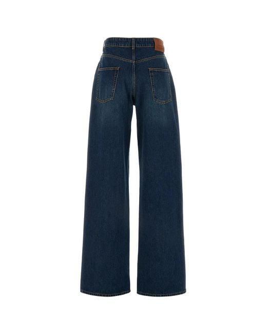 McQueen Blue Denim Trousers*3
