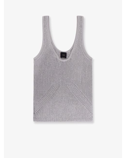Pinko Gray T-Shirts And Polos