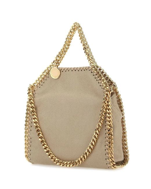 Stella McCartney Natural Falabella Tiny Crossbody Bag