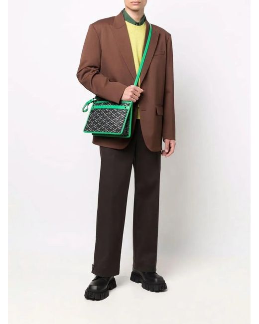 Valentino Brown Giacca 2 Bottoni for men