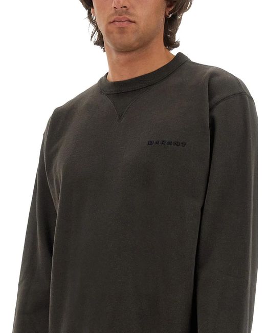 Isabel Marant Black Sweatshirt With Logo for men