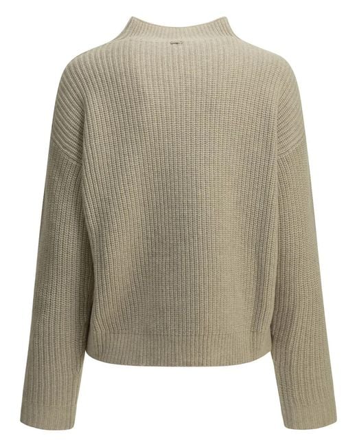 Herno Natural Wool Turtleneck Sweater
