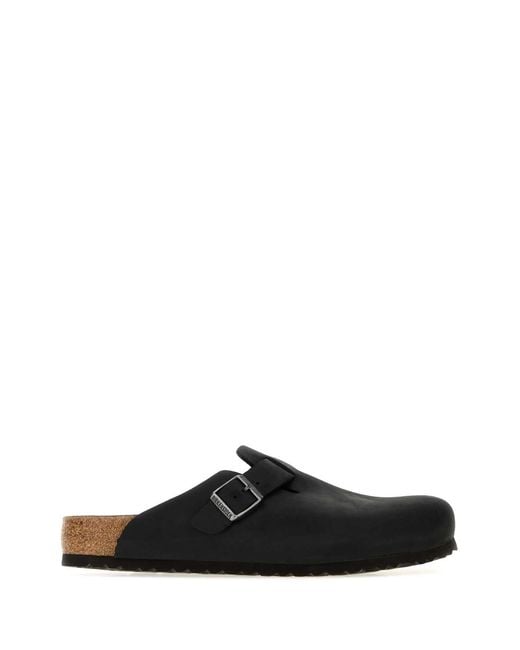 Birkenstock Black Boston Wb