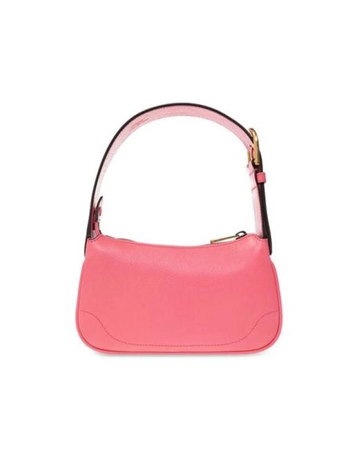 Gucci Pink Aphrodite Mini Leather Shoulder Bag