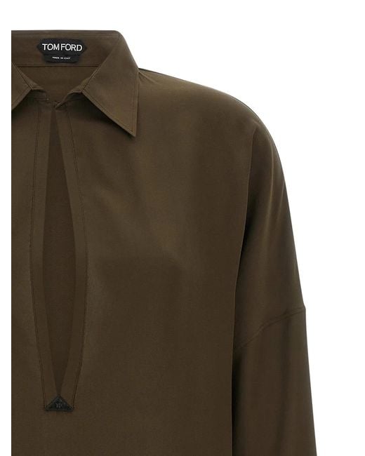 Tom Ford Green Tunic Dress