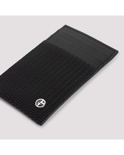 Giorgio Armani Black Credit Card Holder for men