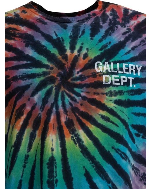 GALLERY DEPT. Blue Cotton T-Shirt for men