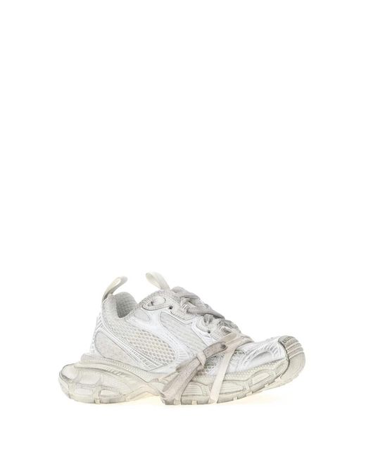 Balenciaga White Mesh And Rubber 3Xl Sneakers