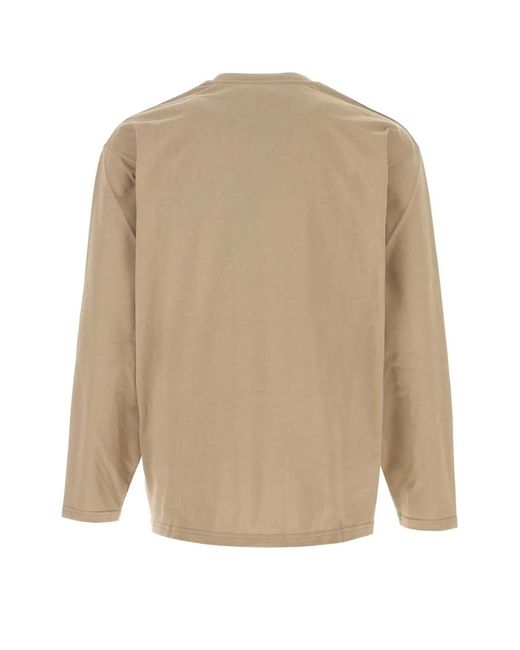 Jil Sander Natural Light Solid T-Shirt for men