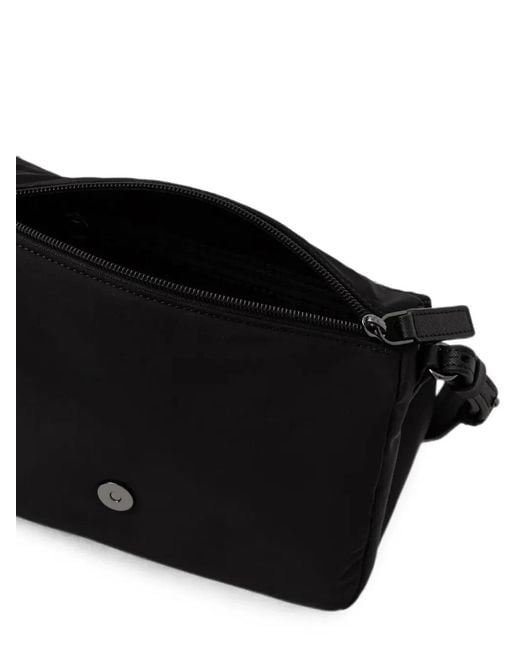 Emporio Armani Black Messenger Bag for men