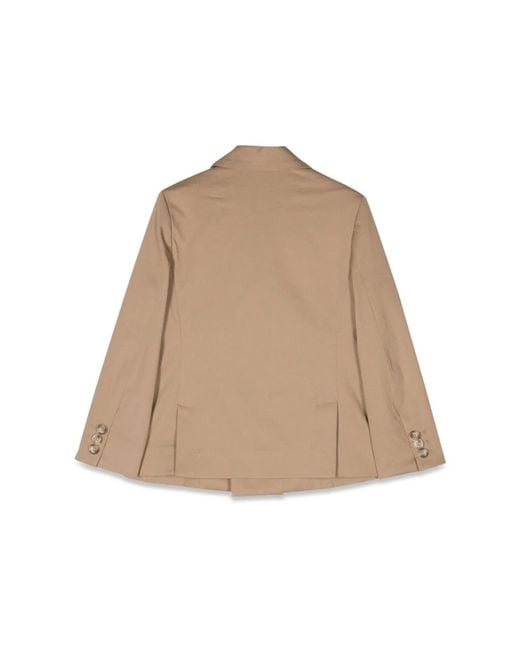 Fay Natural Double-Breasted Jacket
