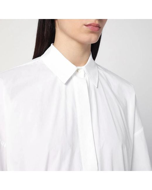 P.A.R.O.S.H. White P.A.R.O.S.H. Chemise Dress