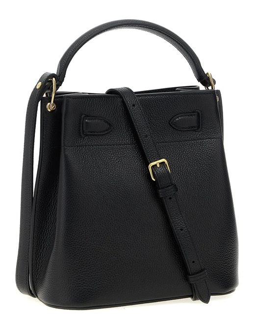 Mulberry Black 'Islington' Bucket Bag Small