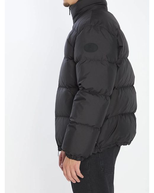 Burberry Black Puffer Jacket With Packable Hood for men