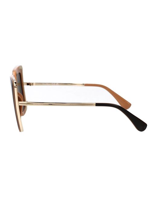 Max Mara Brown Dark Injectate Sunglasses