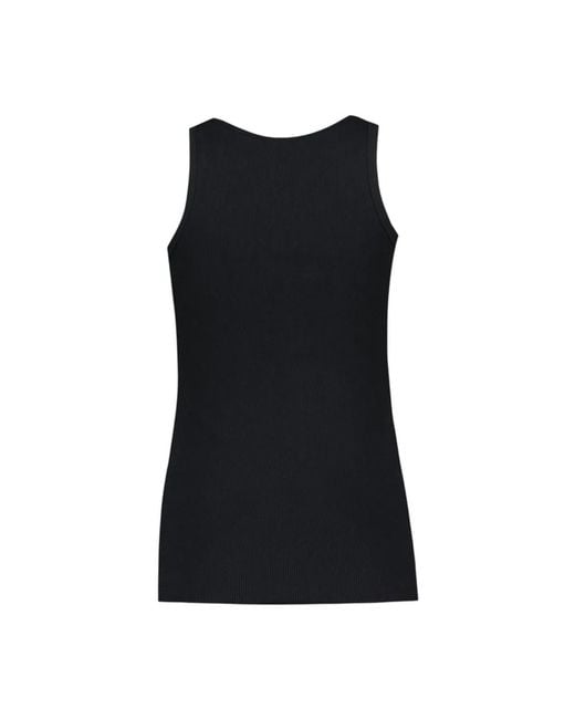 Courreges Black Courregès 90's Rib T-Shirt