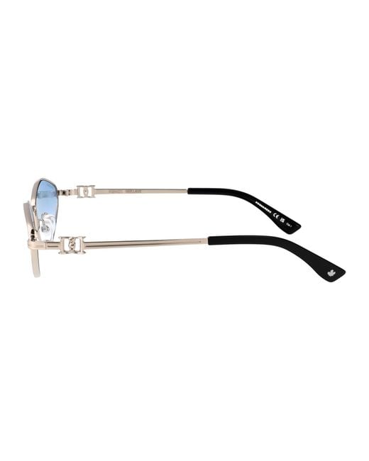 DSquared² Blue Metal Sunglasses