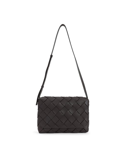 Bottega Veneta Diago Leather Crossbody Bag in Black for Men