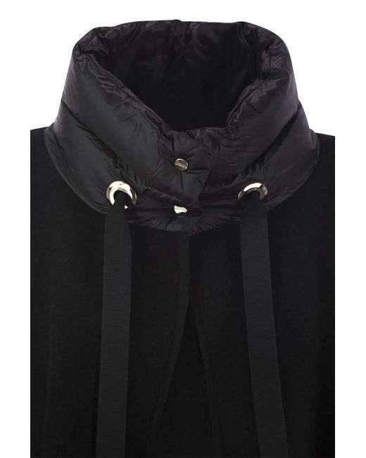 Herno Black Poncho Resort