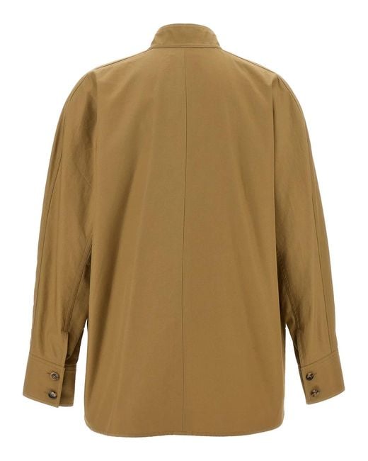 Saint Laurent Natural 'Saharienne' Shirt