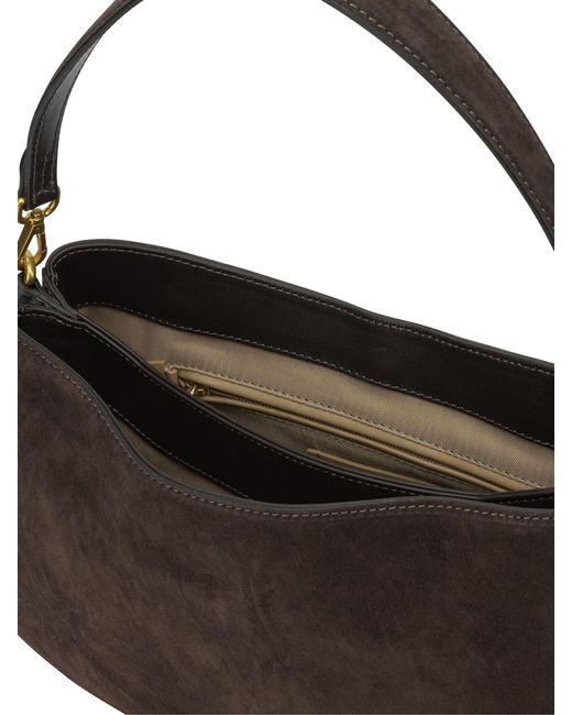 Gianni Chiarini Black Cow Leather Polyester Polyurethane Cotton Shoulder Bags