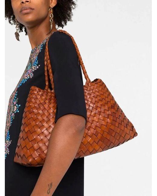 Dragon Diffusion Brown Santa Croce Bag