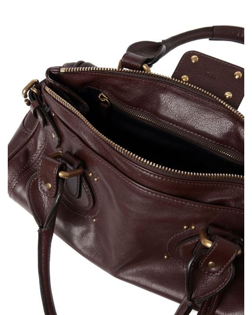 Chloé Brown Paddington Leather Tote Bag