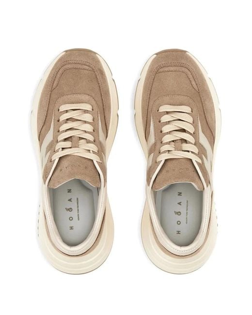 Hogan Natural Multicoloured Calfskin Sneakers