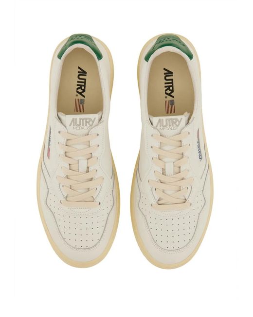 Autry White Sneaker Medalist Low for men