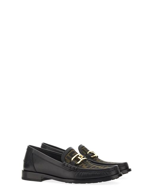Fendi White Moccasin "O'Lock" for men