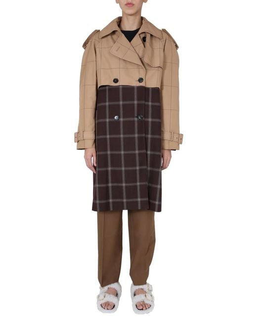 Marni Brown Doublebreasted Trench