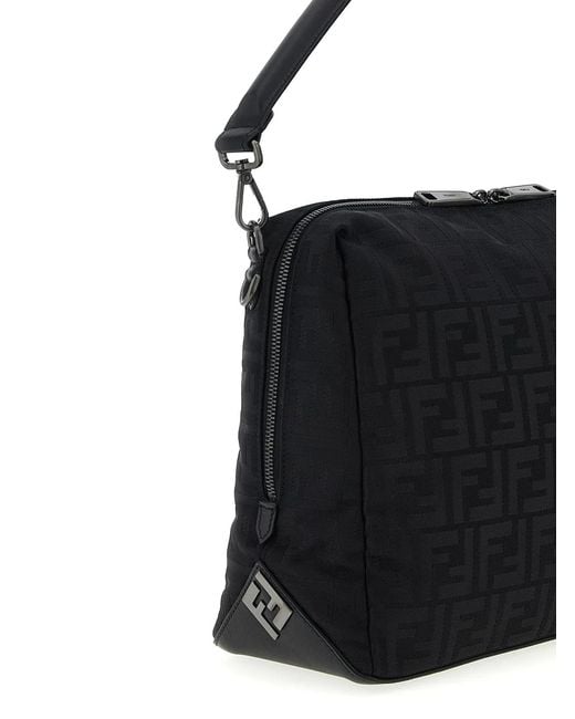 Fendi Black Lui' Large Shoulder Bag for men