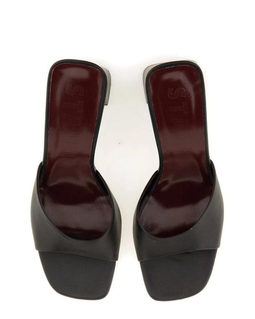 Staud Black Sandal Sloane