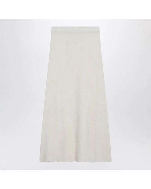 Max Mara White Ivory Skirt