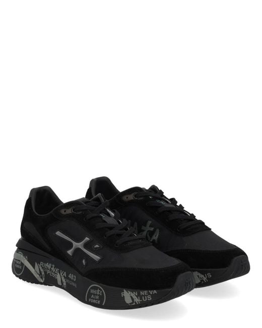 Premiata Black Sneaker "Moerun" for men