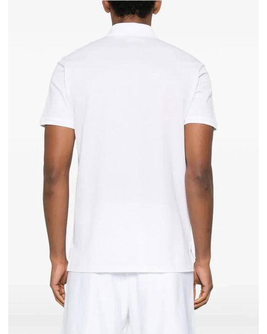 Givenchy White Short Sleeve Polo Regular Fit for men