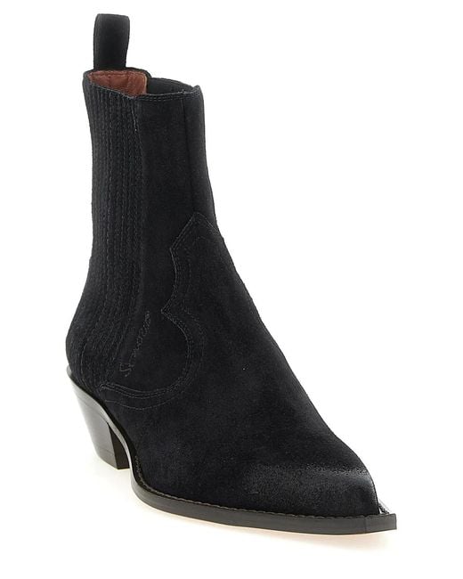 Sonora Boots Black 'Hernan' Ankle Boots