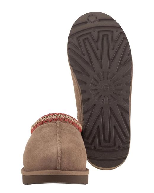 Ugg Brown Tasman Ii Suede Slippers