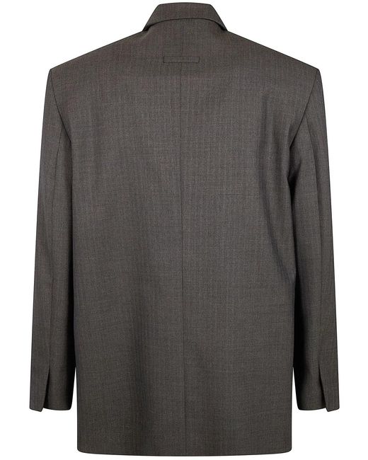 Fear Of God Gray Single Breasted Blazer