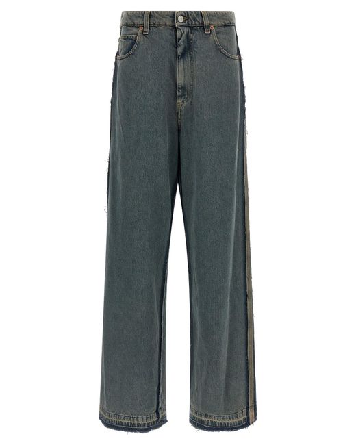 MM6 by Maison Margiela Gray Panel Jeans