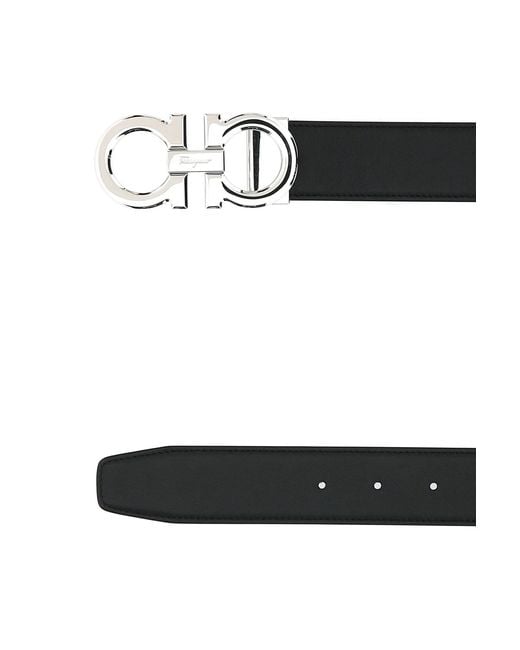 Ferragamo Black Double Adjus for men