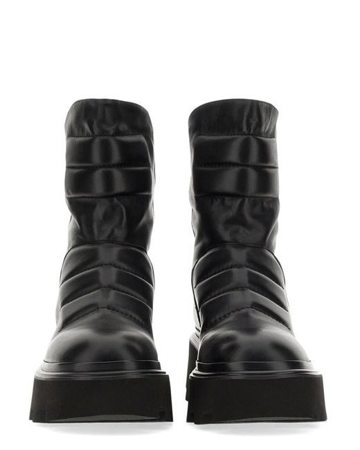 Elena Iachi Black Leather Boot
