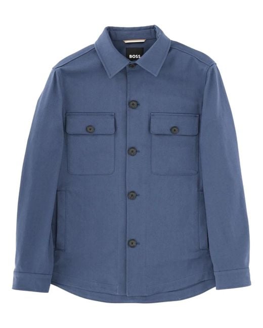 Boss Blue "Carper" Overshirt for men