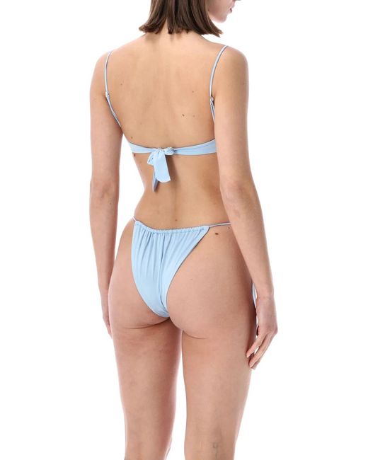 BELAMER Blue Tina Brazilian Bikini Bottom
