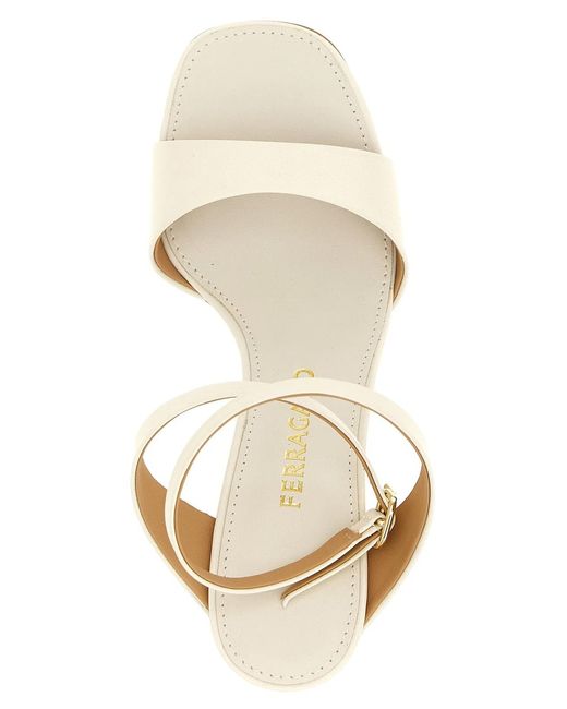 Ferragamo Natural 'Teresy' Sandals