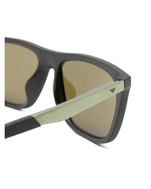 Emporio Armani Green Acetate Sunglasses for men