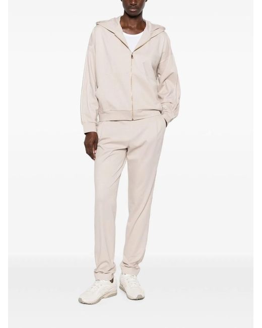 Fabiana Filippi White Slim Fit Trousers
